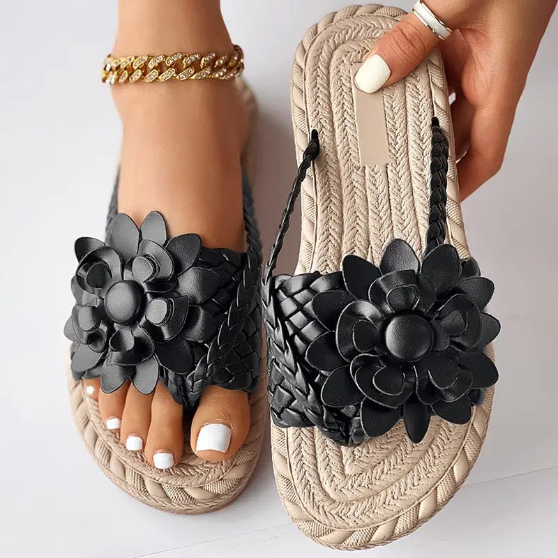 ECSTASIA™ MODE |  Luxuriöse Sandalen mit Blumenmuster