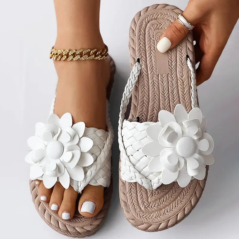 ECSTASIA™ MODE |  Luxuriöse Sandalen mit Blumenmuster