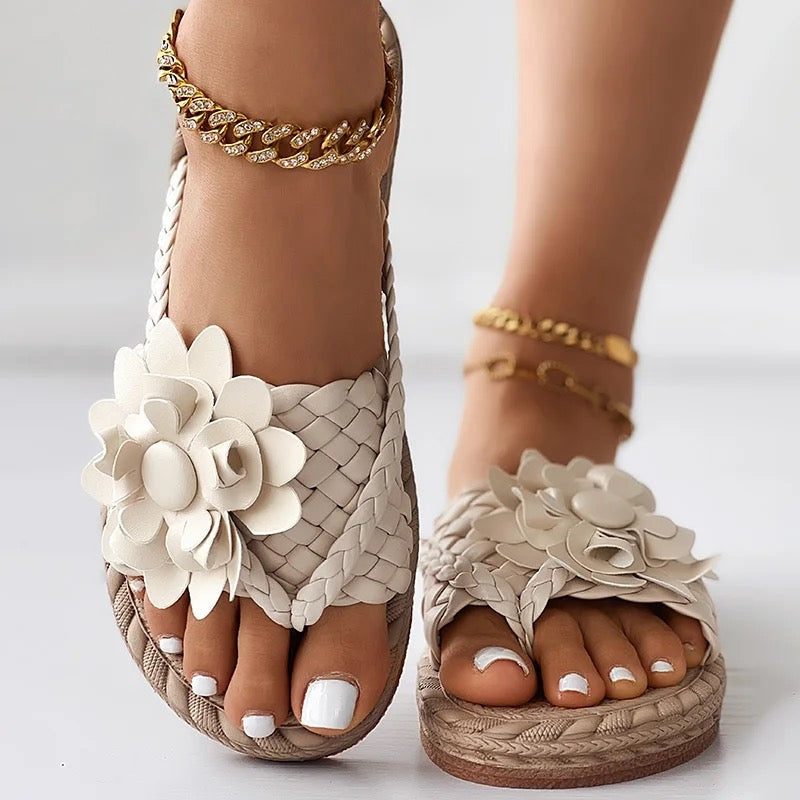 ECSTASIA™ MODE |  Luxuriöse Sandalen mit Blumenmuster